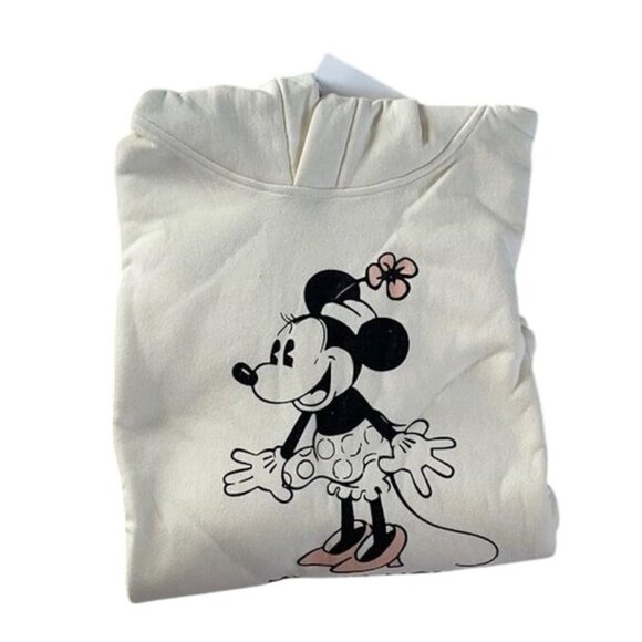 H&M Ivory Minnie Mouse Hoodie Sweater - Picture 2 of 7
